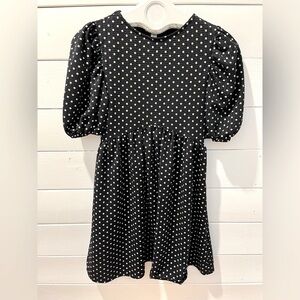 🖤 TOPSHOP Polka Dot Puff Sleeve Dress  – Size US 4
